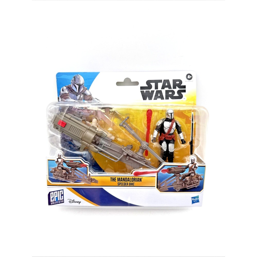 Star Wars The Mandalorian Speeder Bike Power of the Force Hasbro 2024 New Sealed